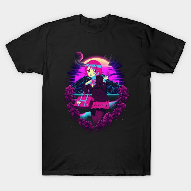 Live! School Idol Stars Anime Fan Tee T-Shirt by Tosik Art1